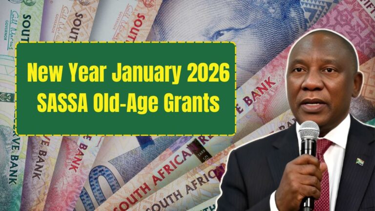 January 2026 SASSA Old-Age Grants, SASSA old age grant January 2026, SASSA New Year payments, SASSA pension payment dates, old age grant South Africa,